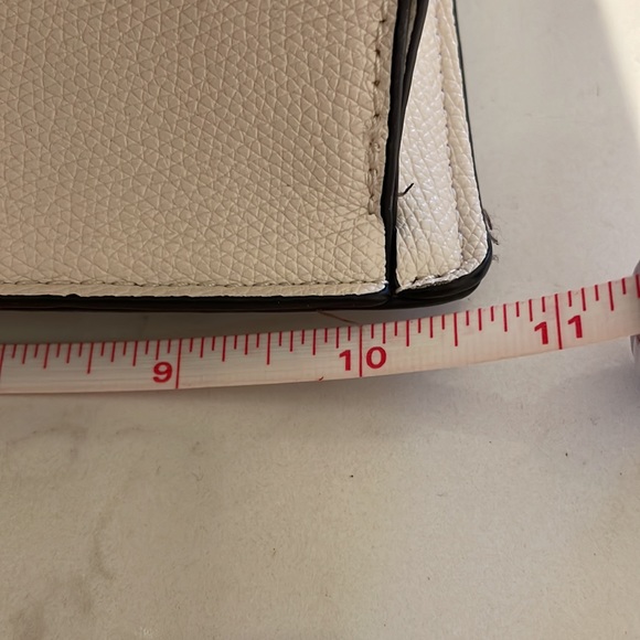 Aldo cream and brown purse with single handle - Picture 12 of 14